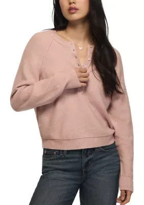 Cloud Soft Henley Sweater by Lucky Brand
