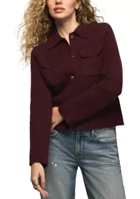 Collared Button Down Sweater by Lucky Brand