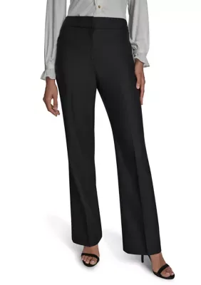 Flared Pleated Pants by Karl Lagerfeld