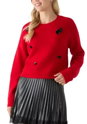 Crew Neck Pullover Sweater by A Byer