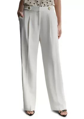 Pleated Wide Leg Pants by BCBG