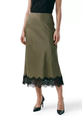 Elastic Waist Maxi Skirt by VERO MODA