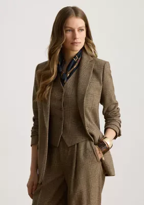 Lauren Ralph Lauren Glen Plaid Wool Twill Blazer by Ralph Lauren