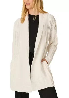 Collared Long Sleeve Robe by PJ Salvage