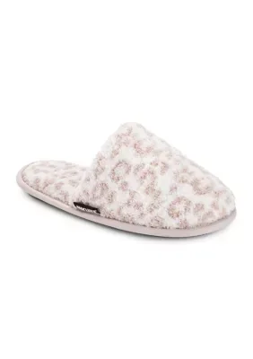 Cozy Leopard Scuff Slippers by MUK LUKS