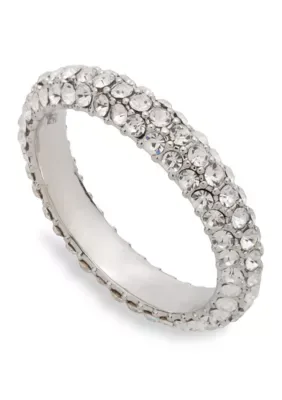 Crystal Pav Band Ring by GIVENCHY