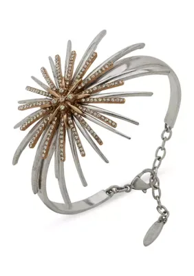 Crystal Pav Starburst Cuff Bracelet by Lainey Wilson