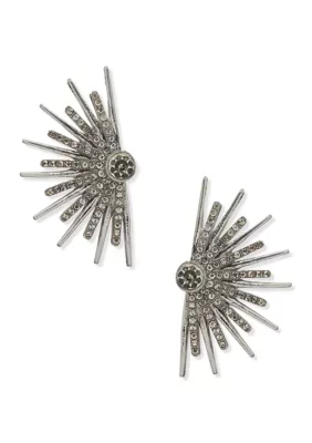 Crystal Pav Burst Crawler Earrings by Lainey Wilson