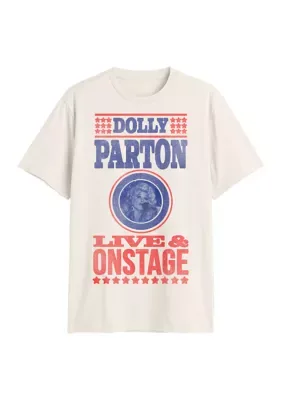 Dolly Parton Live on Stage Graphic T-Shirt by Mad Engine
