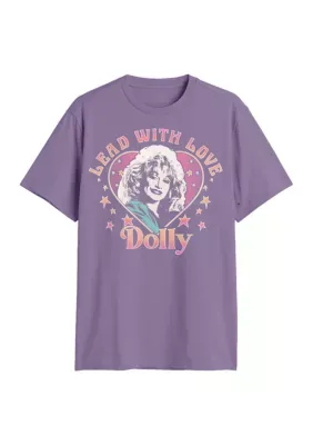 Lead with Love Dolly Parton Graphic T-Shirt by Mad Engine
