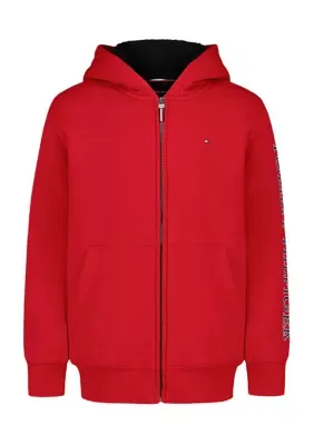 Collegiate Sherpa Full Zip Jacket by Tommy Hilfiger
