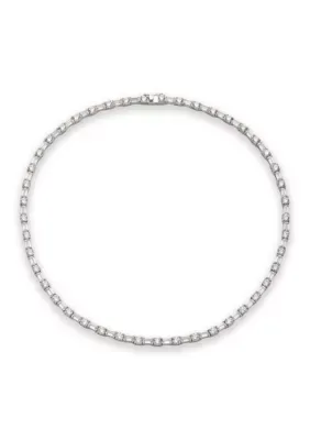 Lauren Ralph Lauren Tennis Cubic Zirconia Collar Necklace, 17 In by Ralph Lauren