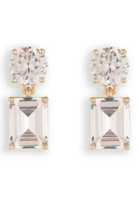 Lauren Ralph Lauren Cubic Zirconia Post Drop Earrings