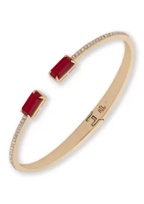 Lauren Ralph Lauren Siam Baguette Cuff Bracelet by Ralph Lauren