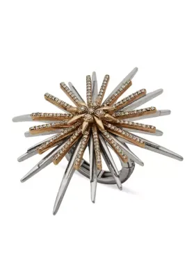 Lainey Wilson Two Tone Crystal Starburst Ring by Lainey Wilson