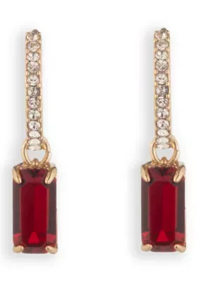 Lauren Ralph Lauren Stone Hoop Drop Earrings
