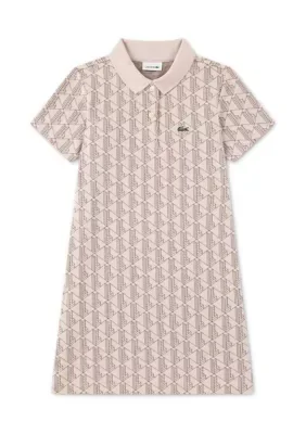 Printed Polo Dress by Lacoste