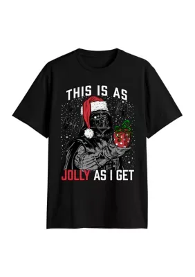 Christmas Star Wars Darth Vader Graphic T-Shirt by Mad Engine