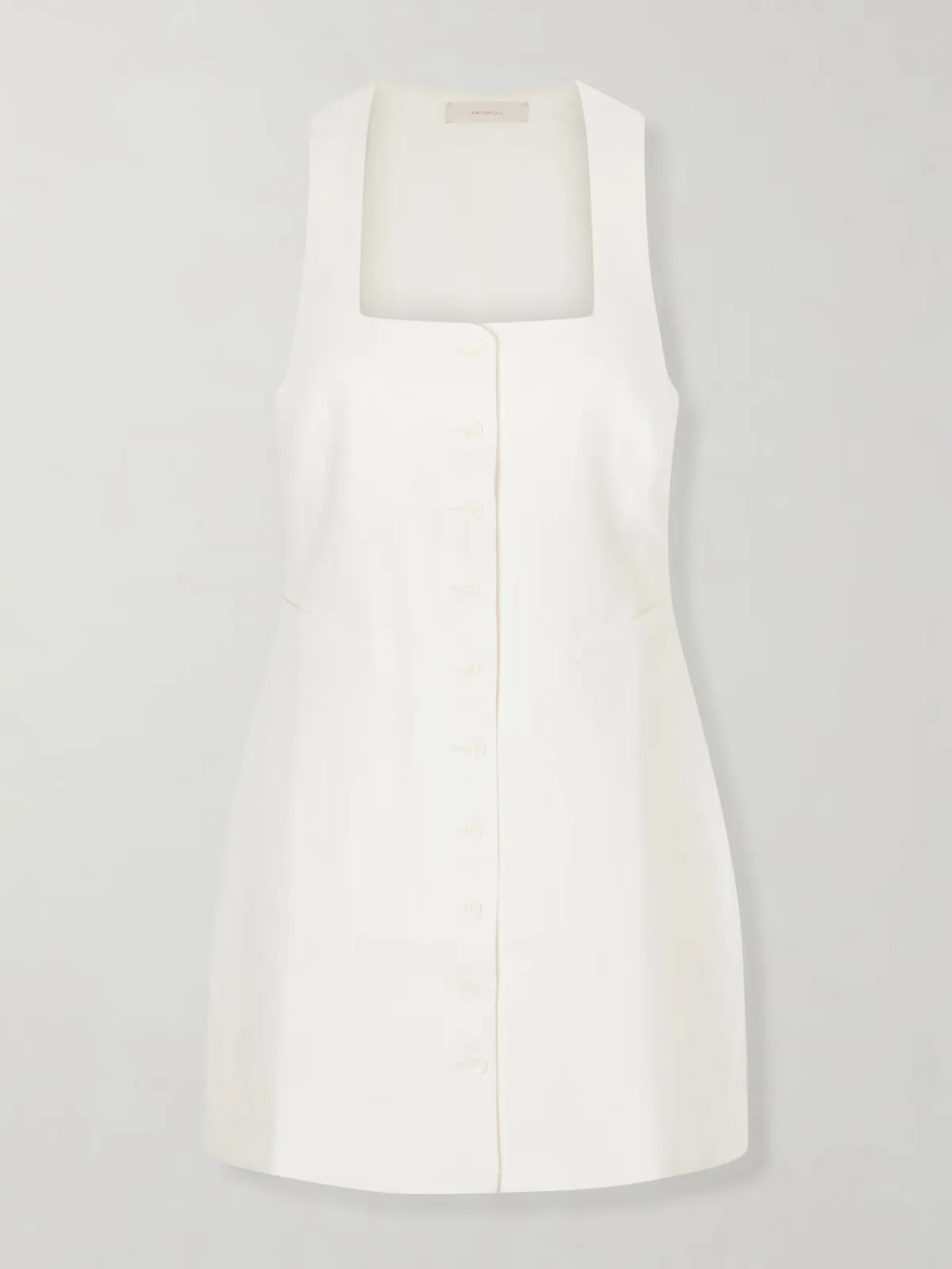 - Jacques Linen Mini Dress -