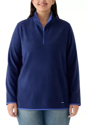 1/4 Zip Fleece Pullover by Lands' End