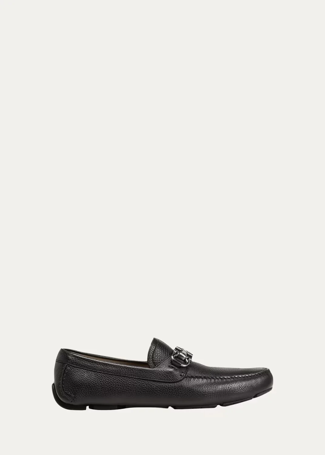 Parigi Gancini Leather Drivers by Ferragamo