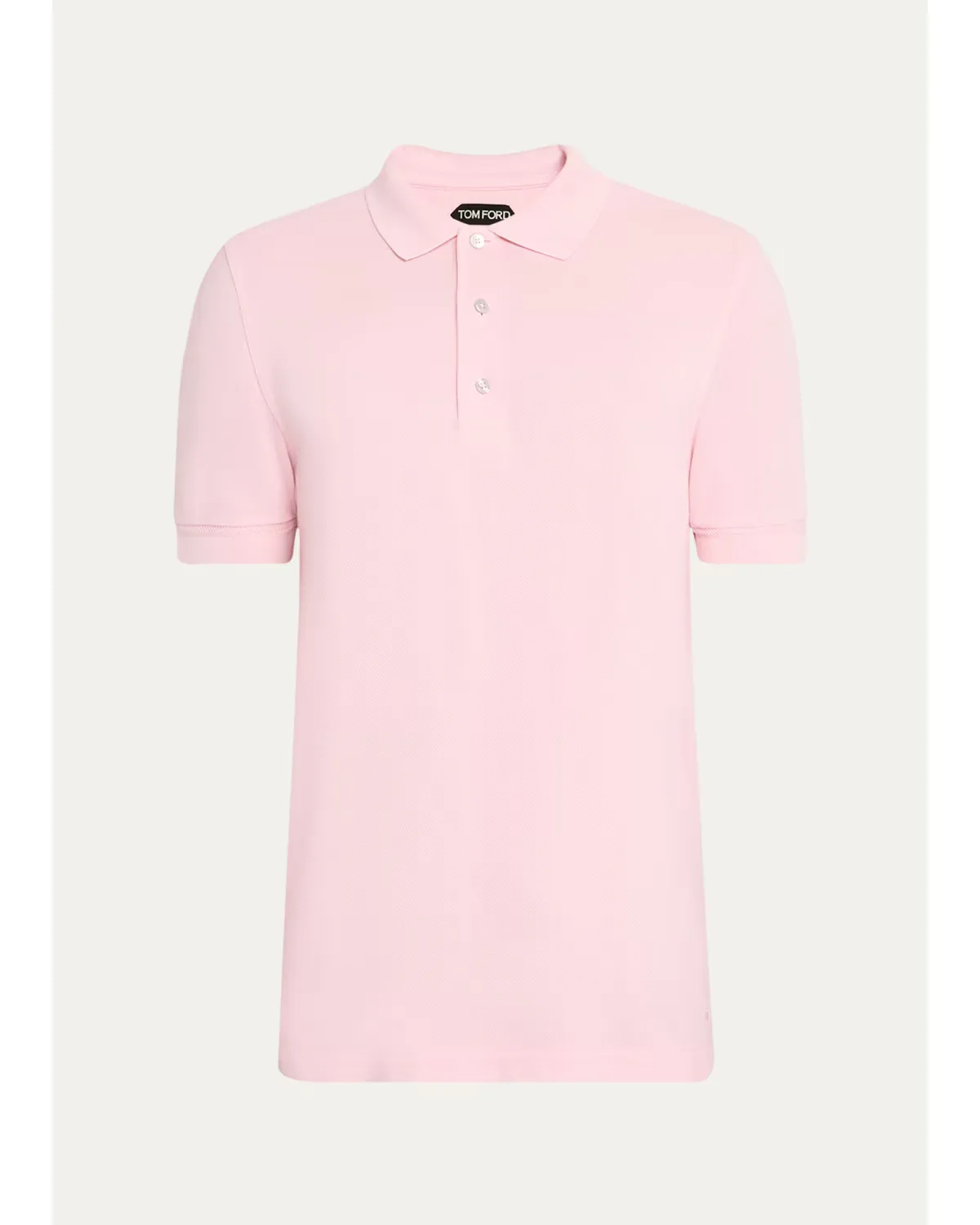 Lyocell Pique Polo Shirt by Tom Ford