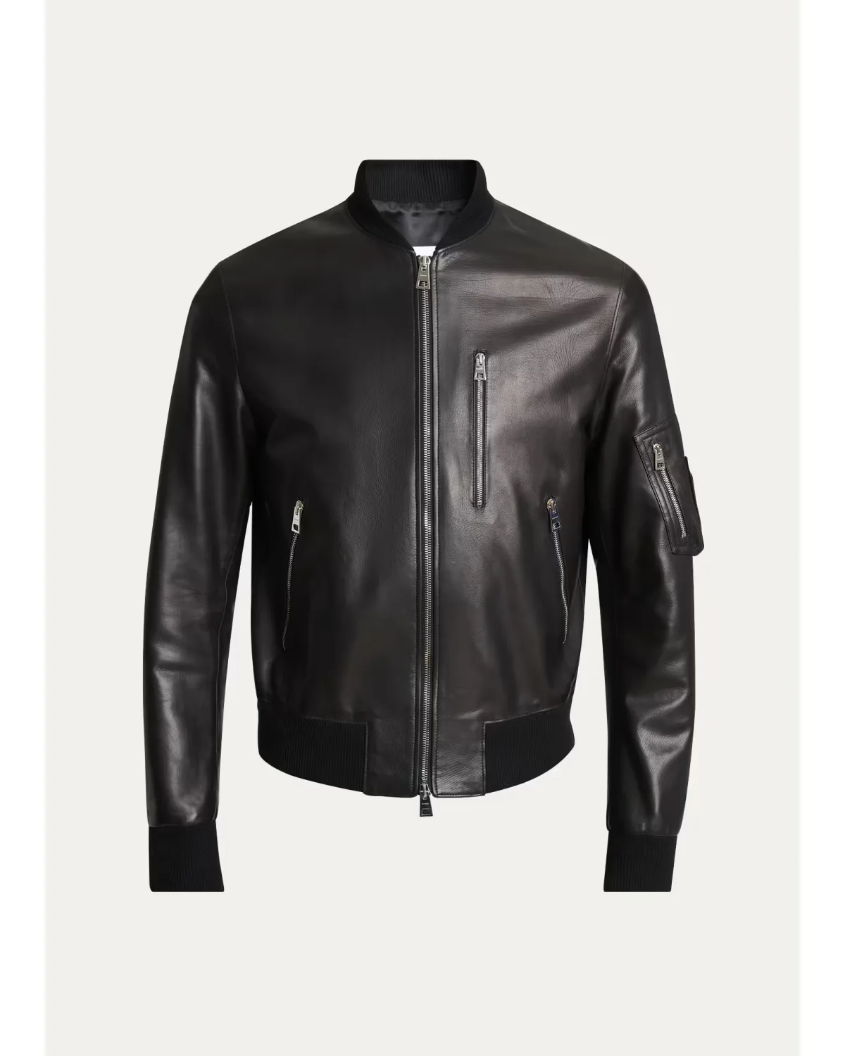 Leather Shrunken Jacket by GIVENCHY