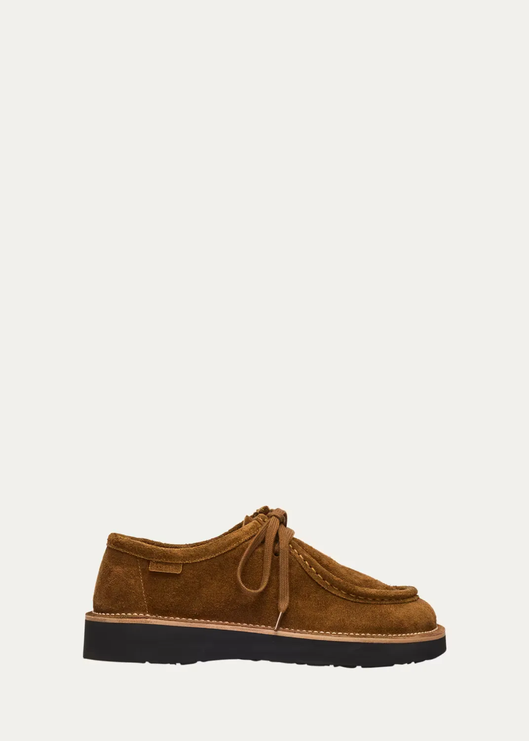 Faro Suede Lace-Up Derby Shoes by LOEWE