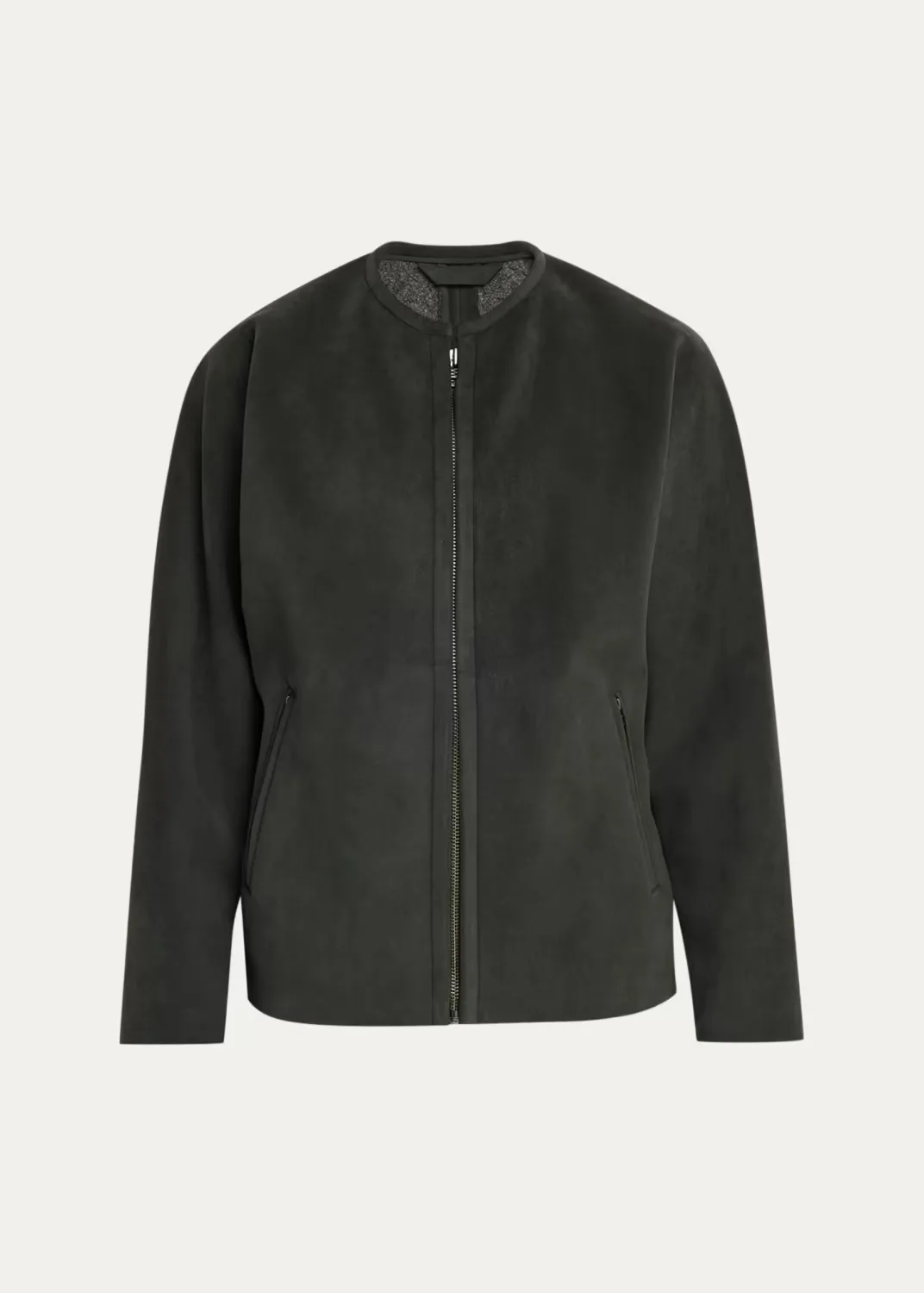 Ultra Boa Faux Suede Full-Zip Blouson