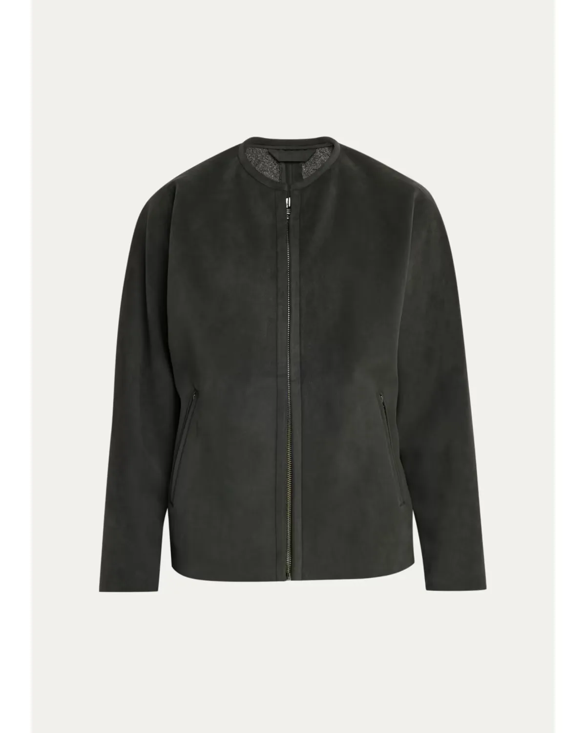 Ultra Boa Faux Suede Full-Zip Blouson by IM MEN