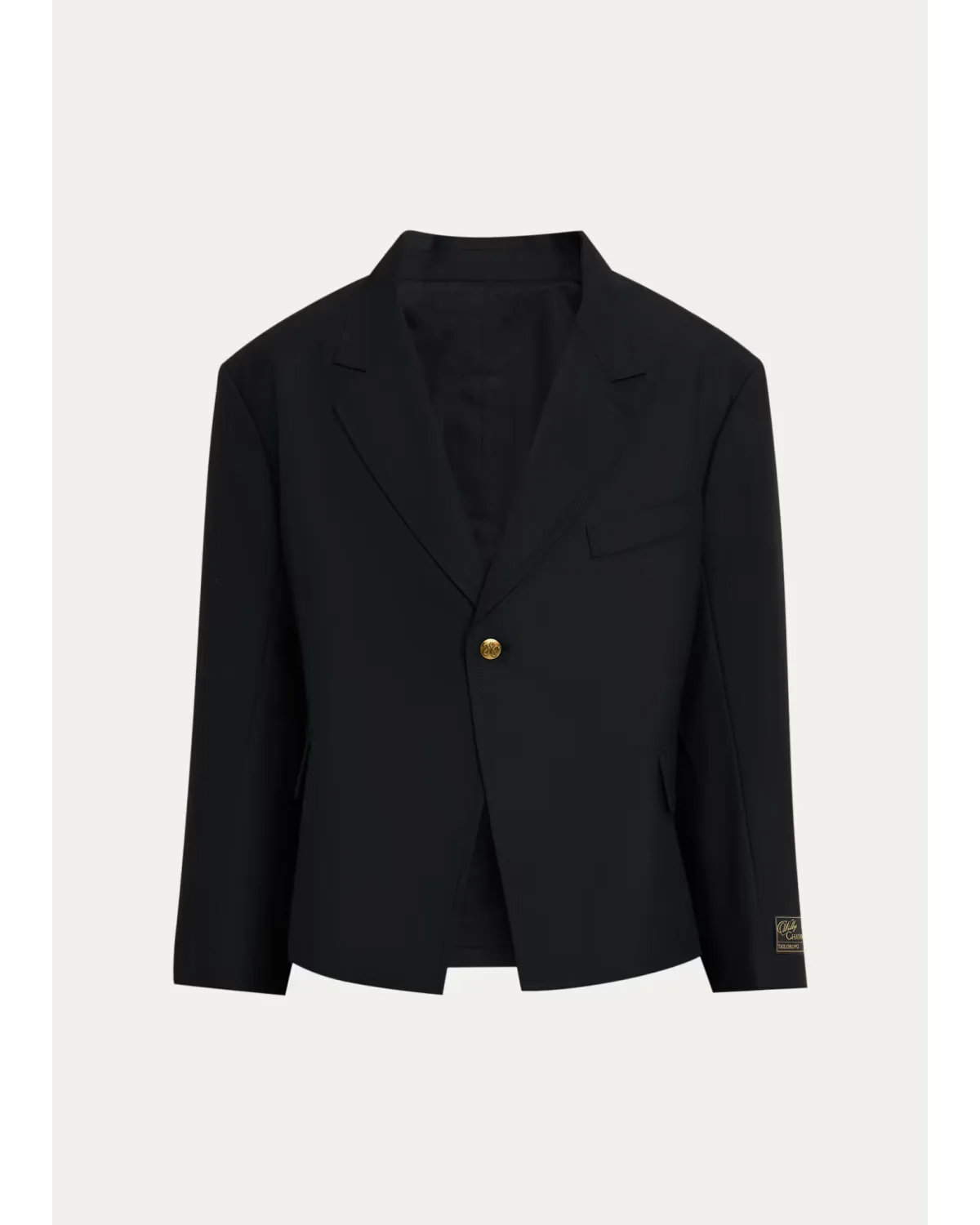 Box Cutter Wool Jacket by Willy Chavarria