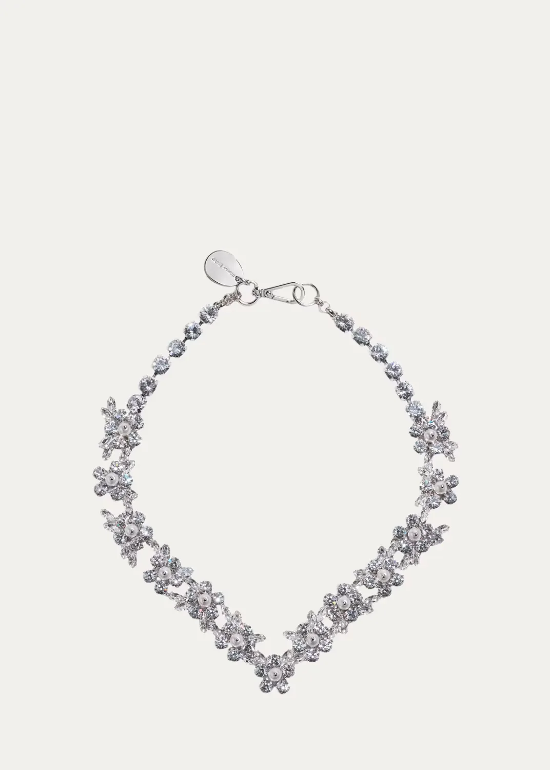 V-Line Floral Necklace by Simone Rocha