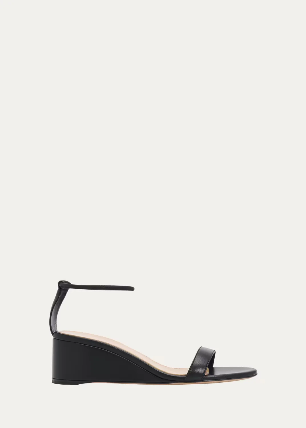 45mm Nappa Leather Wedge Sandals by Gianvito Rossi