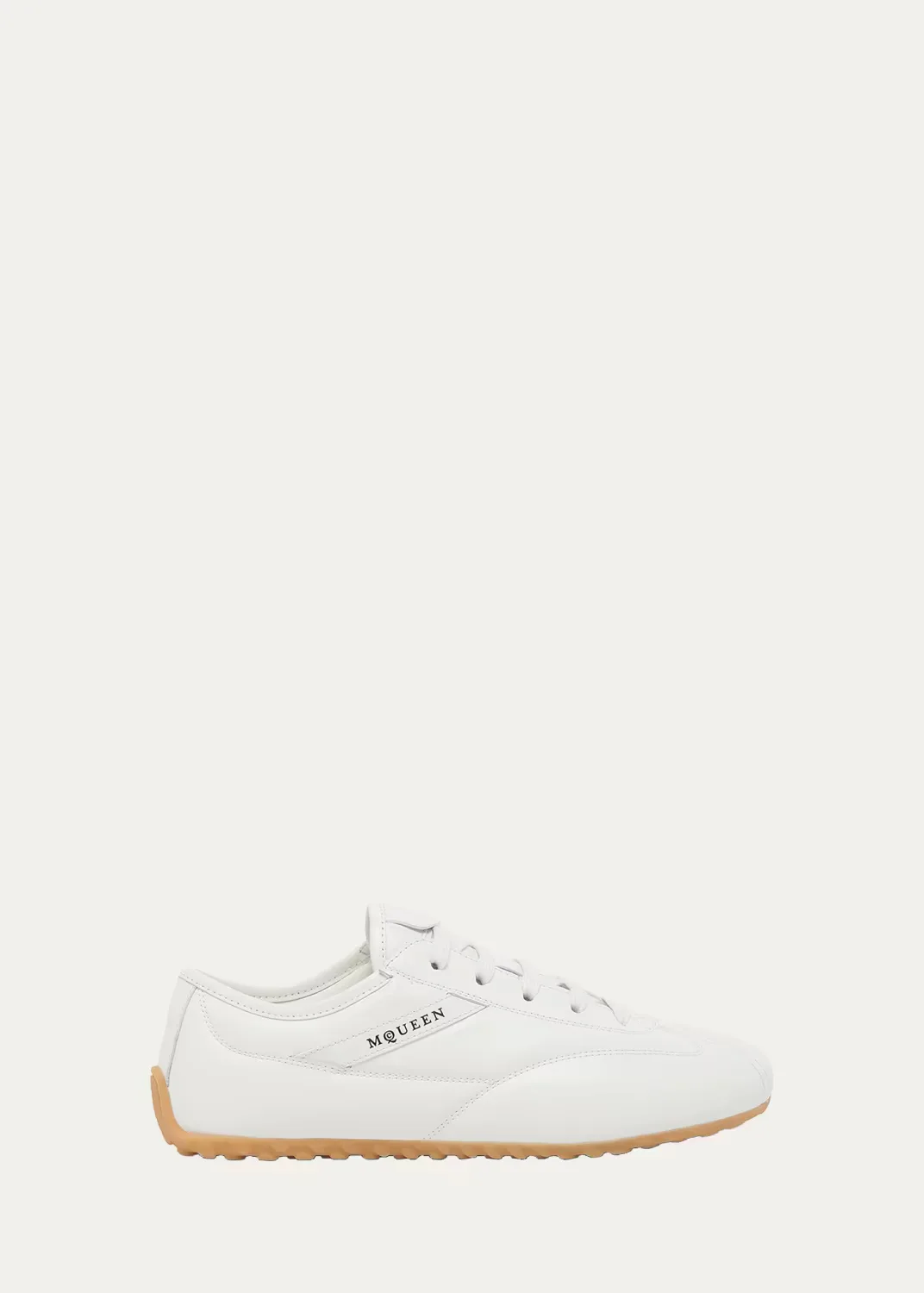 Box Leather Low-Top Sneakers by McQueen