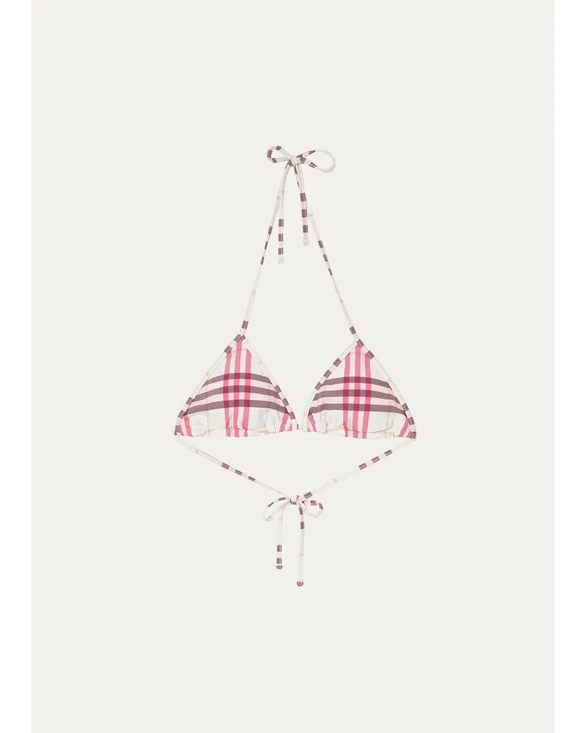 Sadie Check Bikini Top by Burberry