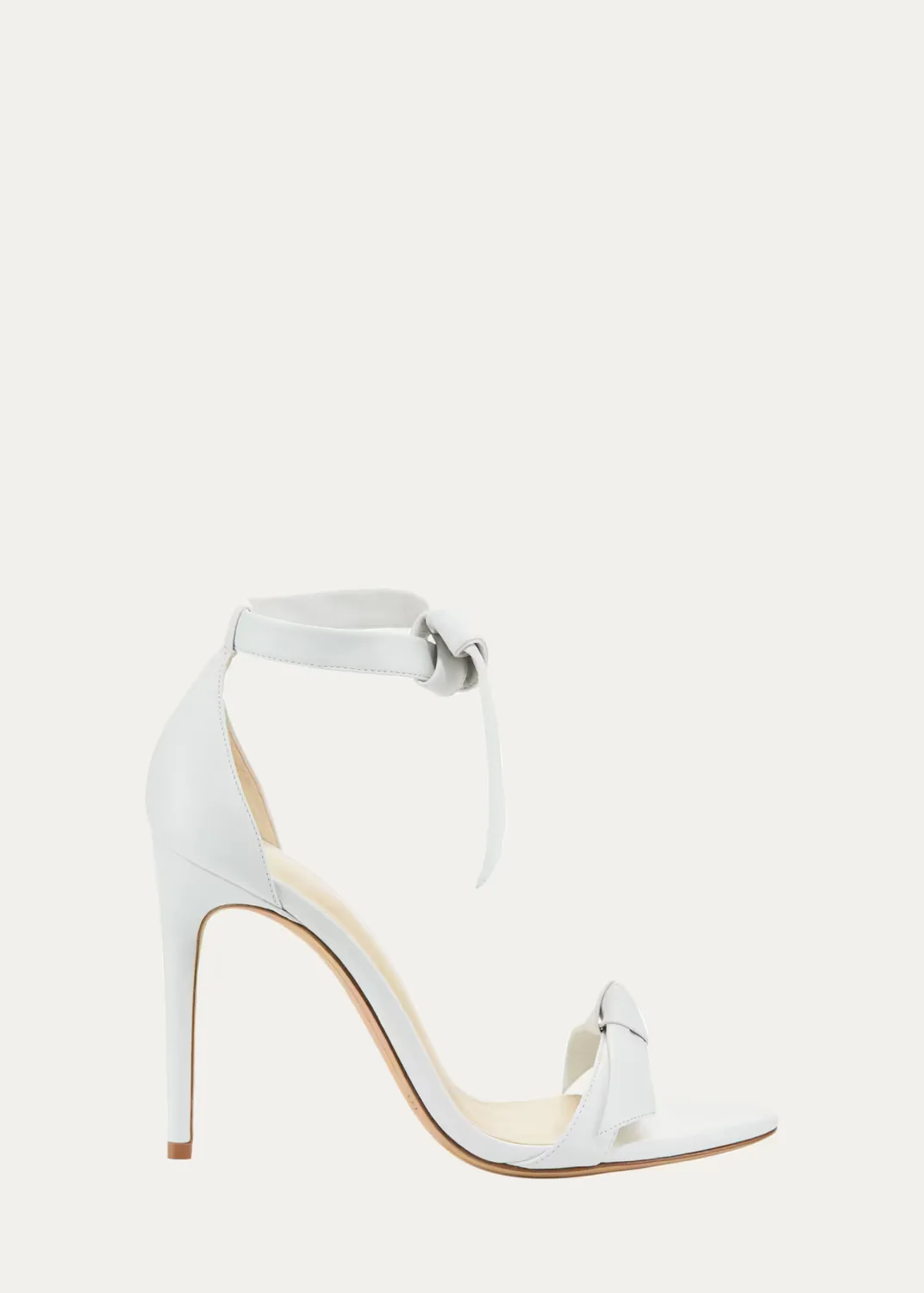 Clarita Knotted Leather High-Heel Sandals by Alexandre Birman