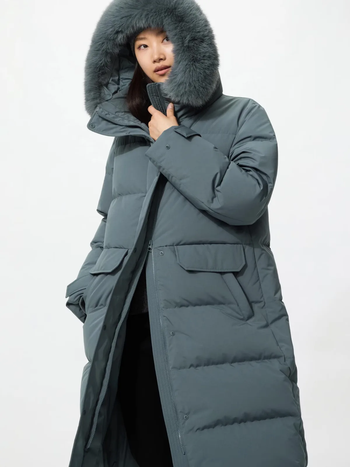 Ultra Warm Down Long Coat by Uniqlo