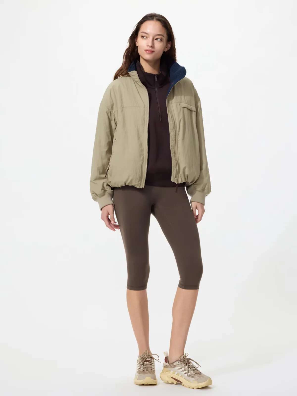 Ultra Stretch Active Capri Leggings by Uniqlo