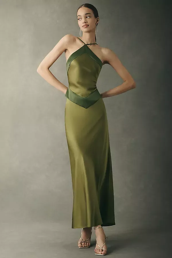 Jillian Silk Slip Maxi Dress by Reformation
