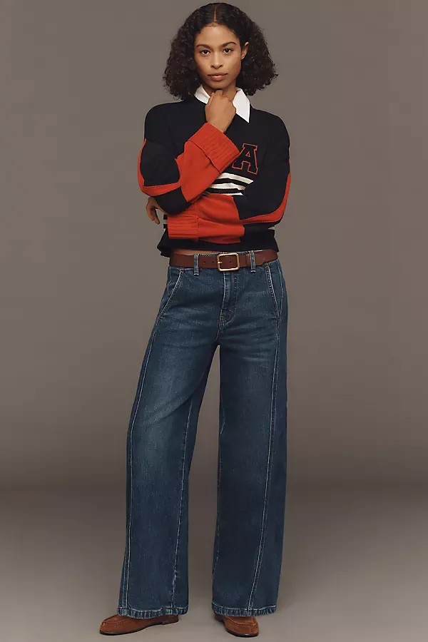 Lex High Rise Relaxed Tapered Jeans by Pilcro