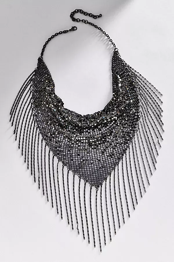 Chainmail Scarf Necklace by Anthropologie