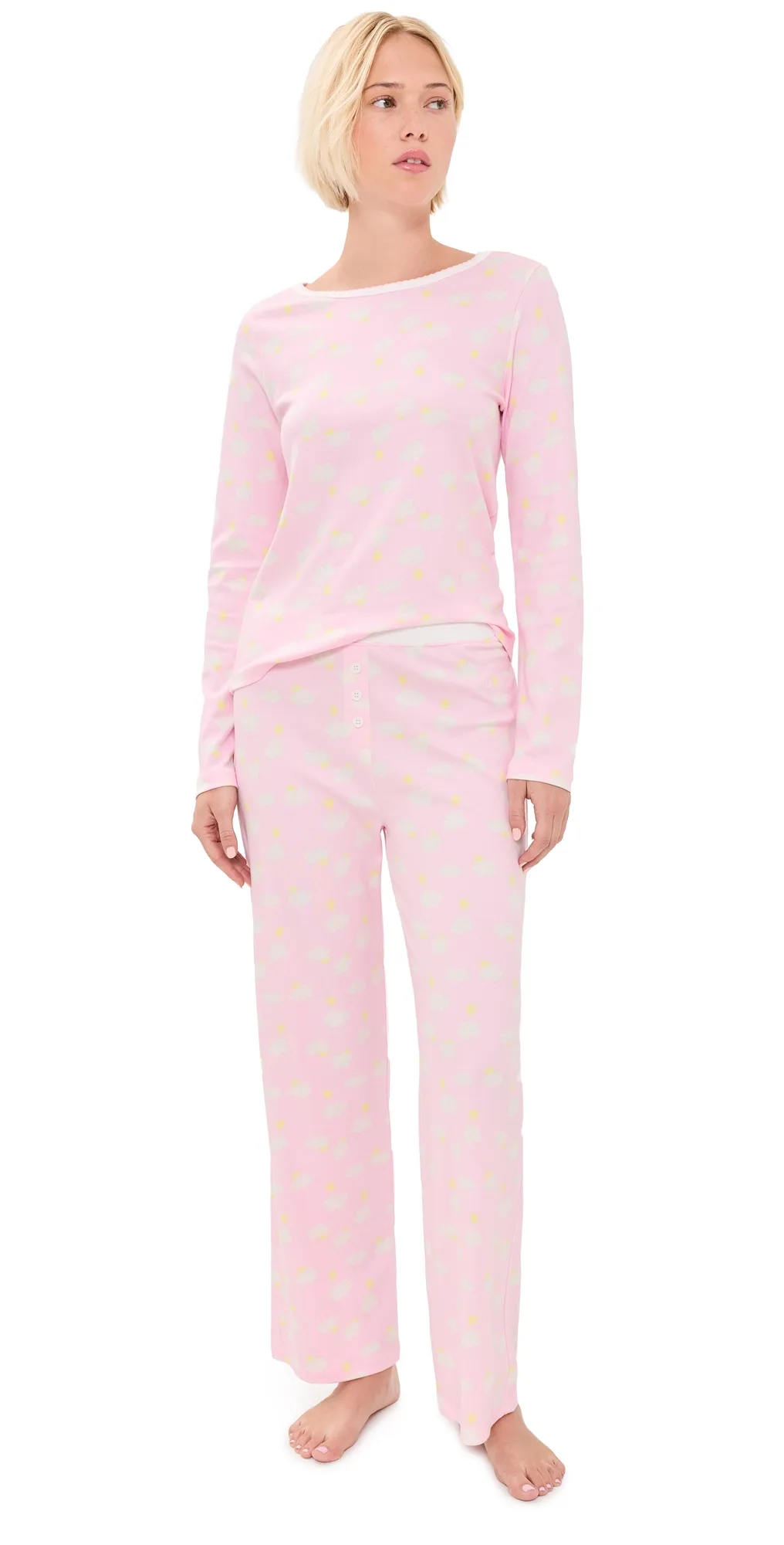 Cozyland & Brunch Long Pajama Set by Morgan Lane
