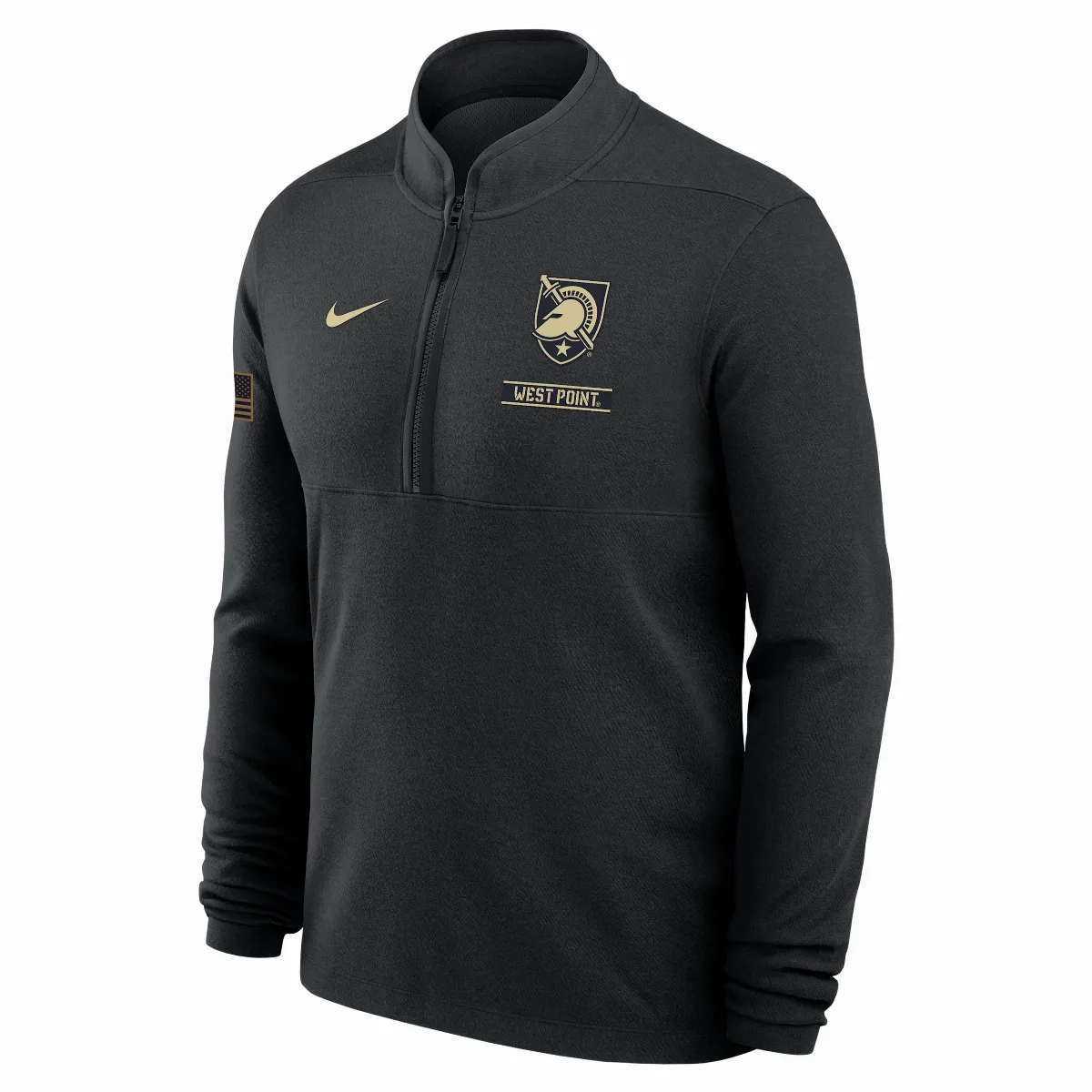 Army 2026 Military Appreciation Stride Nike Dri-FIT College 1/2-Zip Long-Sleeve Top by Nike