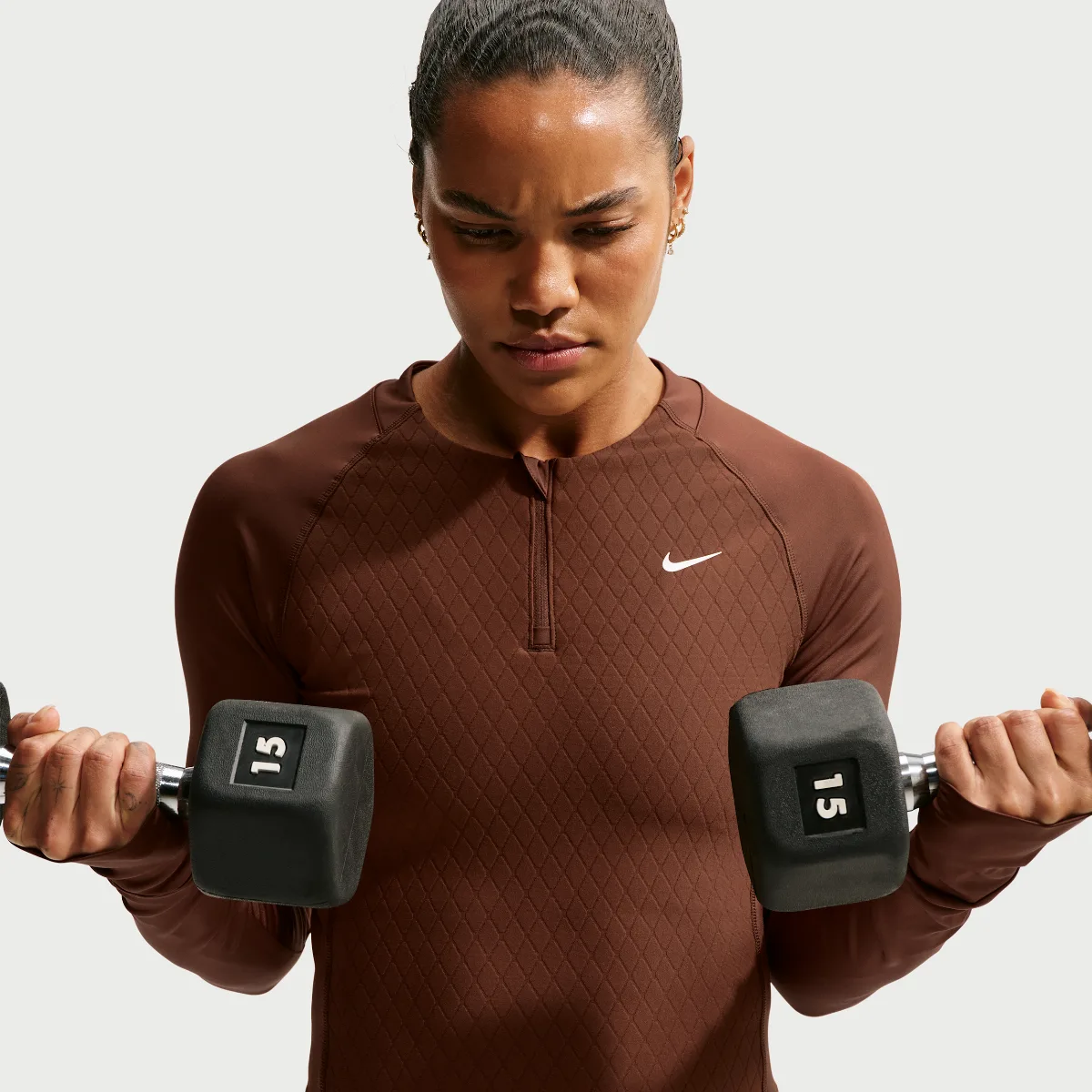 Nike Pro Sculpt Dri-FIT 1/4-Zip Long-Sleeve Top by Nike