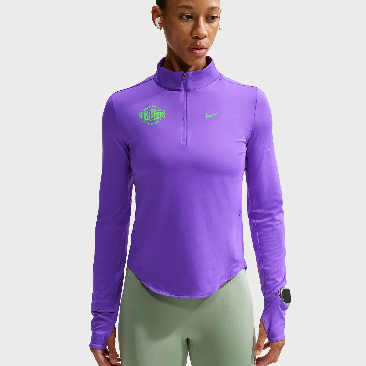 Swift Dri-FIT UV Protection 1/4-Zip Running Top by Nike