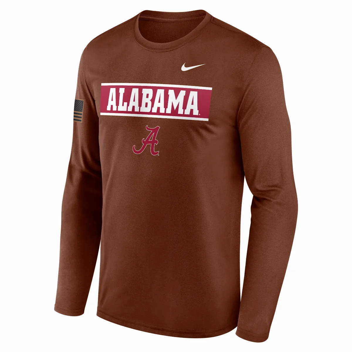 Alabama 2026 Military Appreciation Legend Dri-FIT College Long-Sleeve T-Shirt by Nike