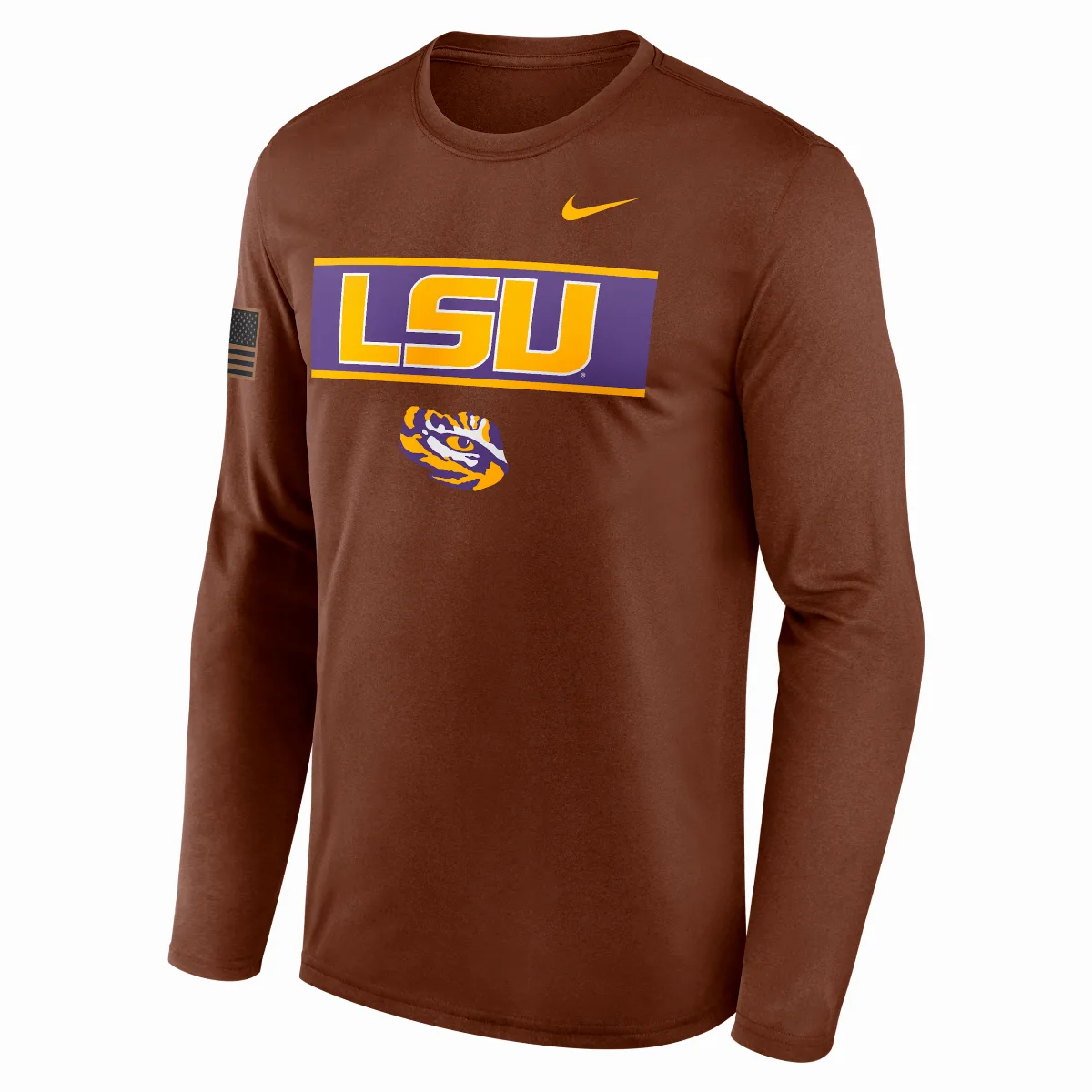 LSU 2026 Military Appreciation Legend Dri-FIT College Long-Sleeve T-Shirt by Nike
