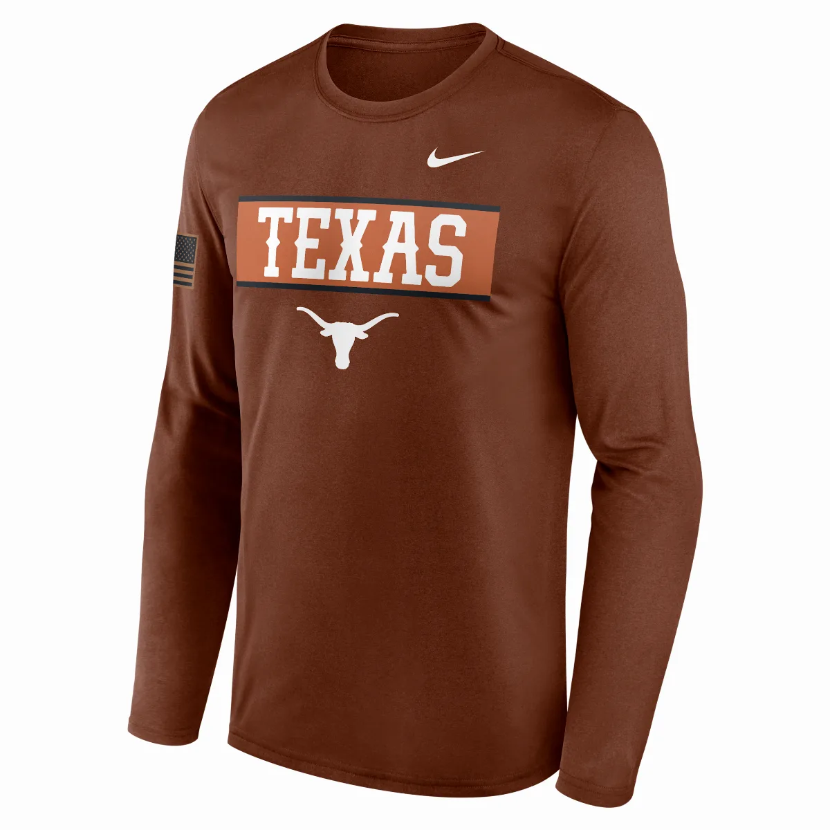 Texas 2026 Military Appreciation Legend Dri-FIT College Long-Sleeve T-Shirt by Nike