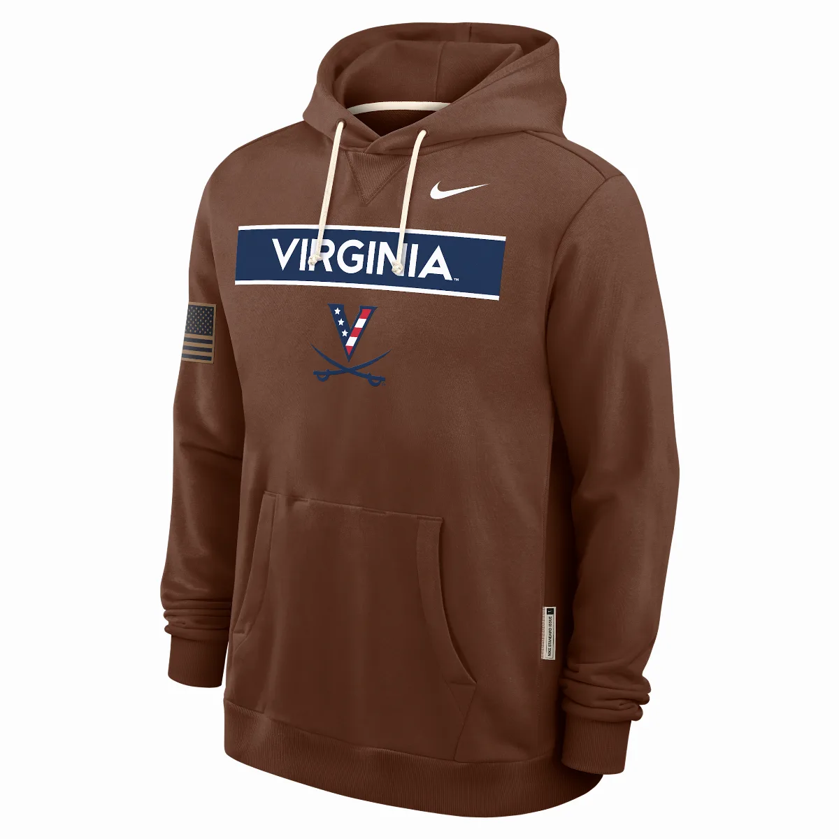 Virginia 2026 Military Appreciation Dri-FIT College Long-Sleeve Hooded Top by Nike