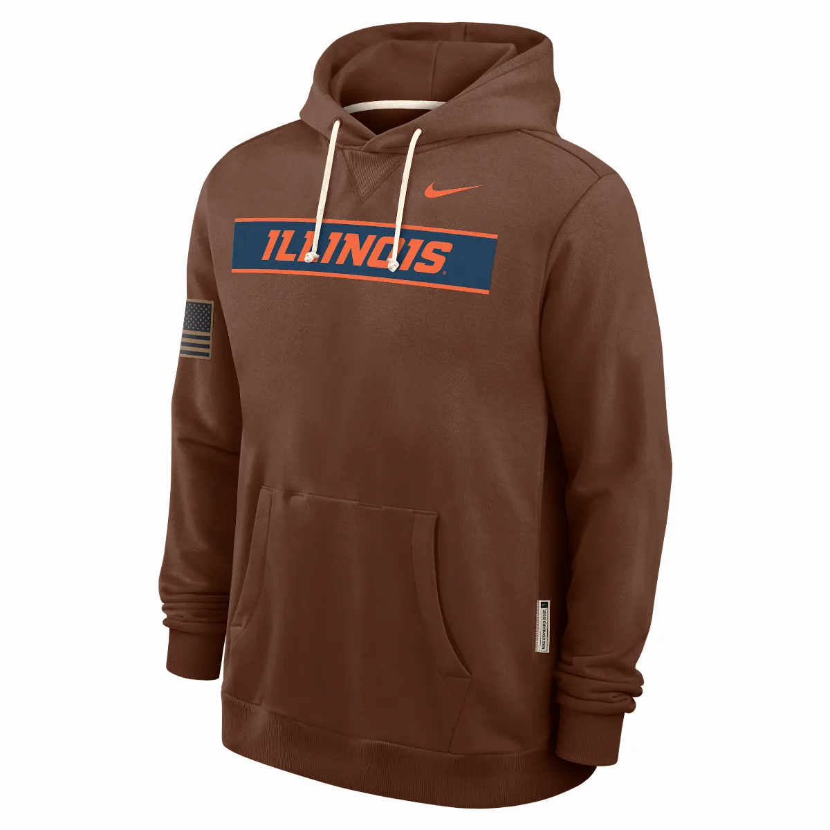 Illinois 2026 Military Appreciation Dri-FIT College Pullover Hoodie by Nike
